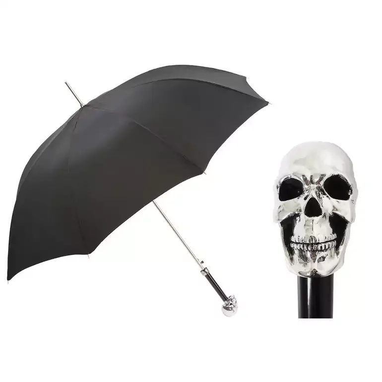 Парасоля «Silver Skull» від Pasotti: італійський аксесуар