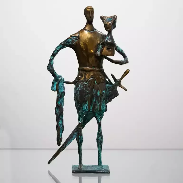 Скульптура «Герой» Світлани Карунської, бронза, 27 см, 2000 рік