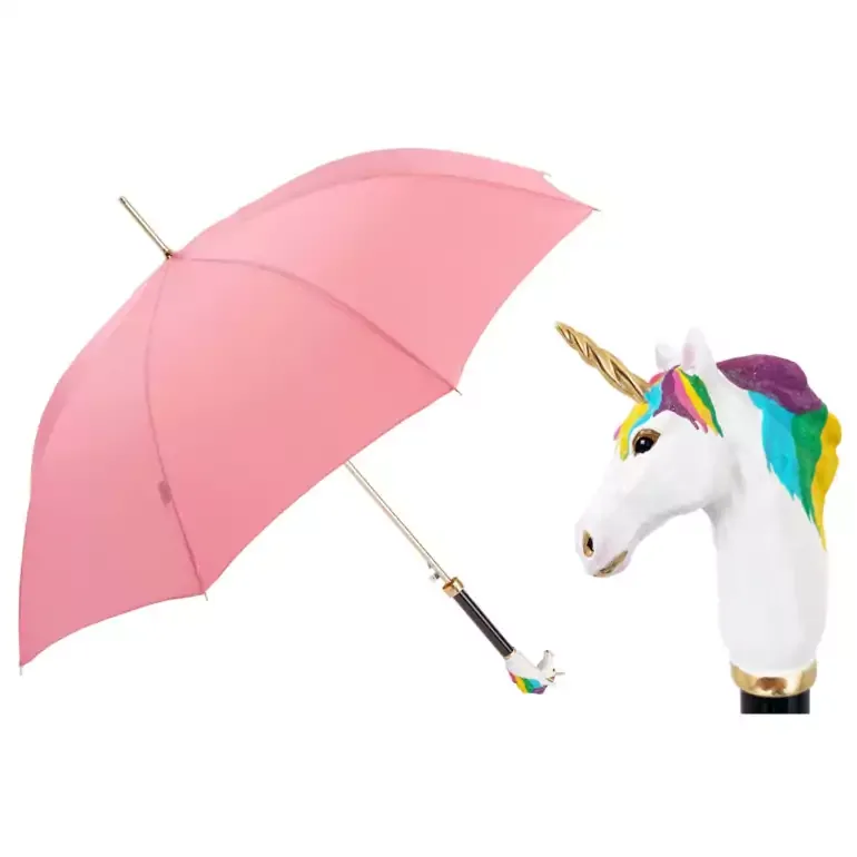 Парасолька Pasotti Pink Unicorn — італійський аксесуар