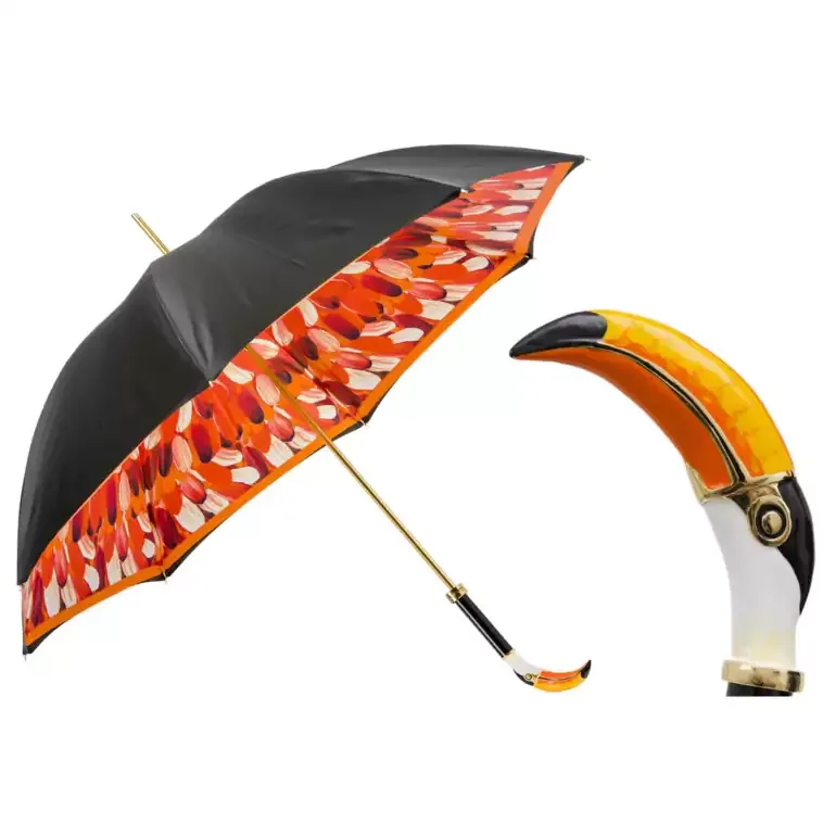 Парасолька Pasotti Toucan з ручкою з емальованої латуні (Італія)