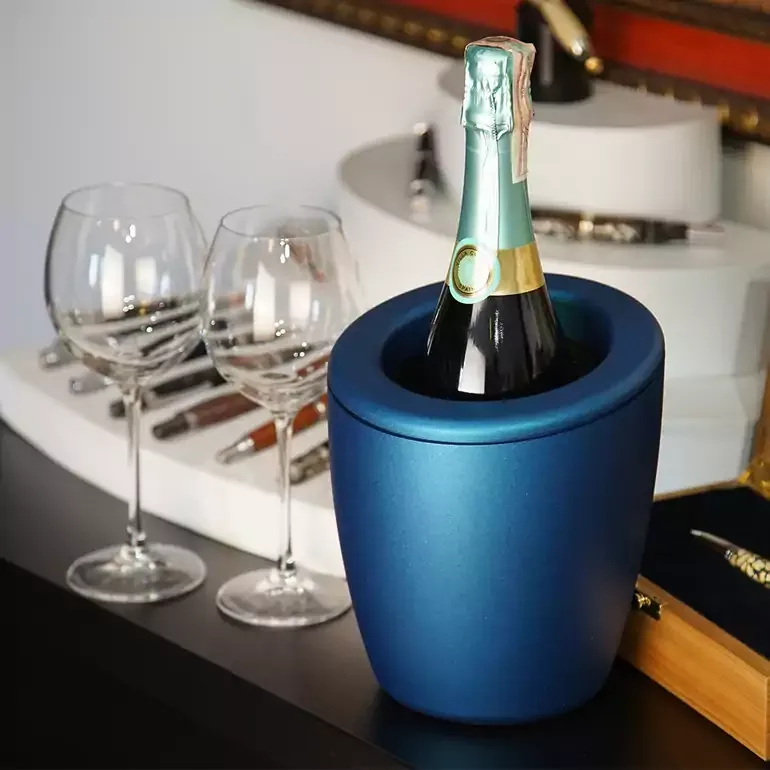 Охолоджувач для вина WEGG Demi Blue Metal Touch