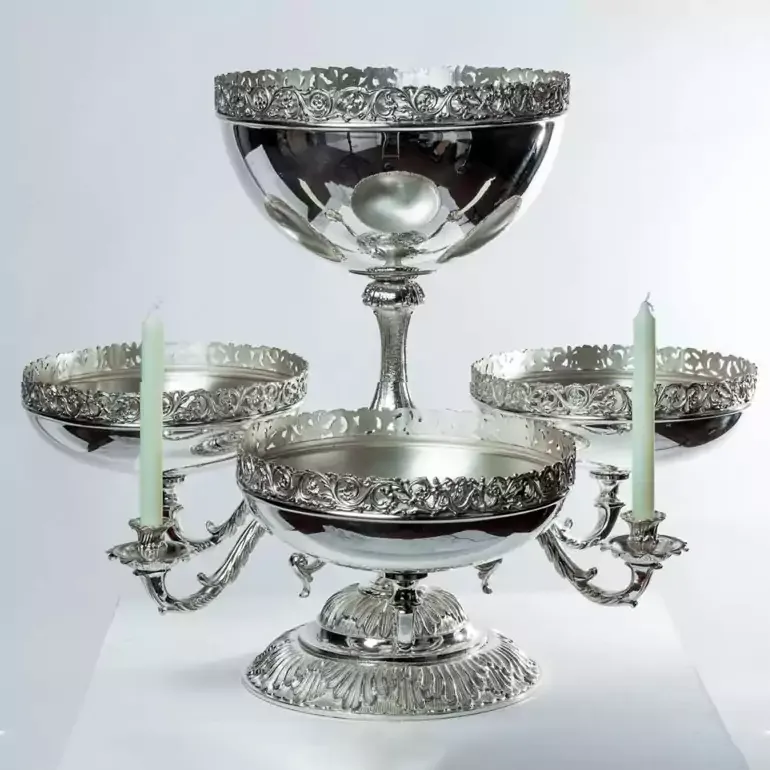 Менажница «Ренесанс» Silver Tre — латунь и серебро