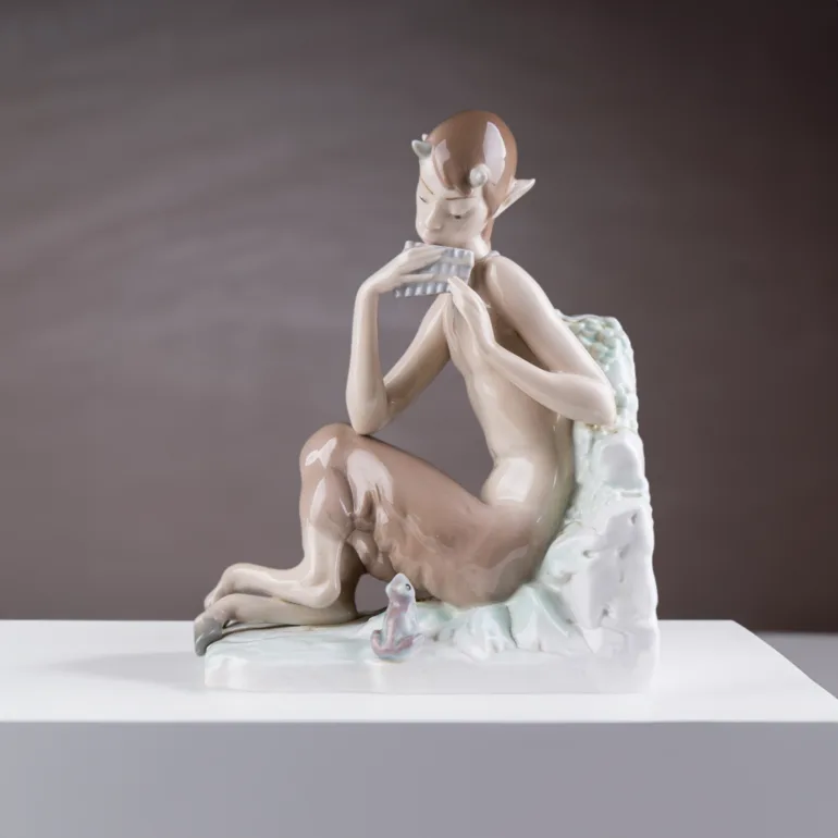 Колекційна статуетка «Сатир» Lladro, Іспанія, 1971–1975