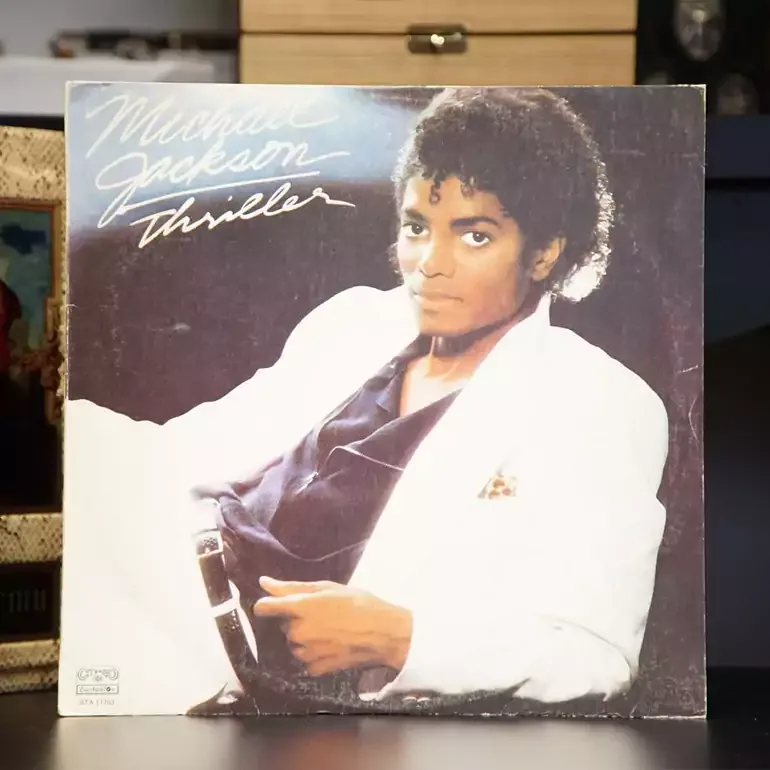 Винтажная виниловая пластинка Michael Jackson — Thriller