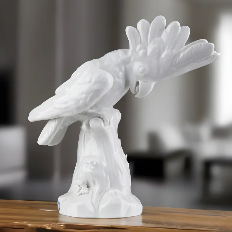 Порцелянова статуетка «Білий папуга» Meissen (1934–1945)