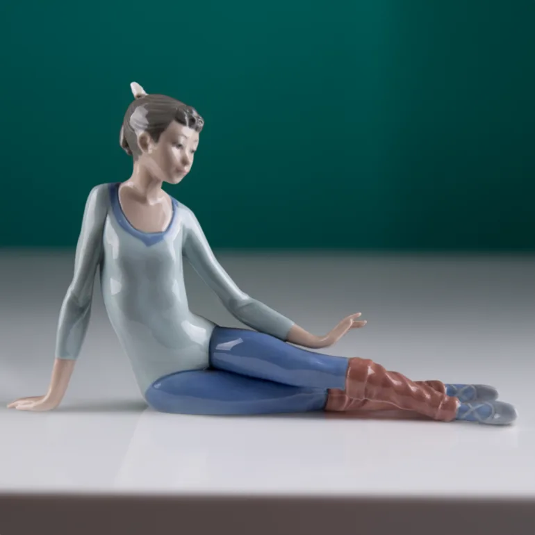 Порцелановая статуэтка Lladro «Гимнастика» (1985)