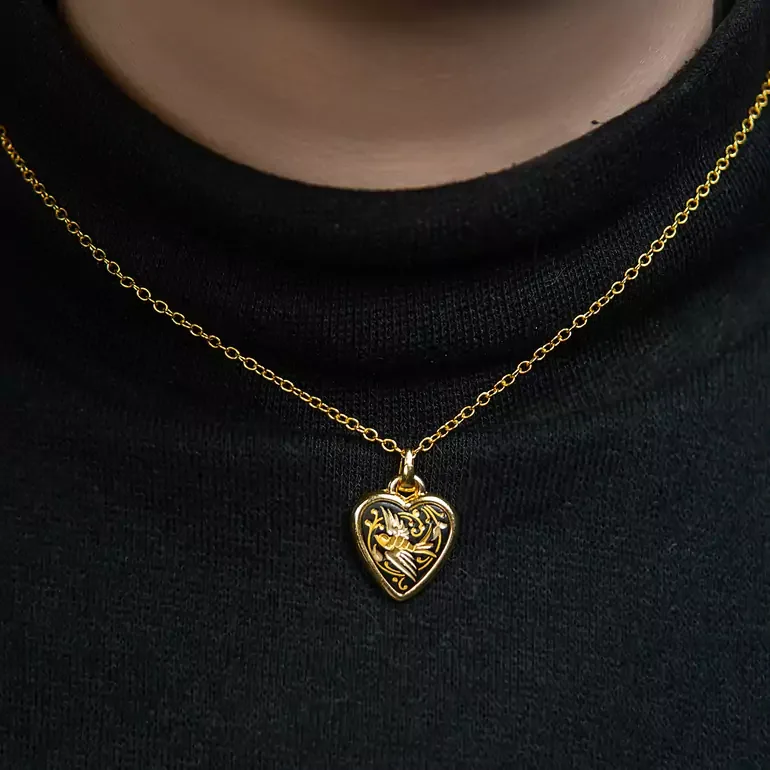 Кулон «Heart» от Anframa (ручная позолота) — описание и характеристики