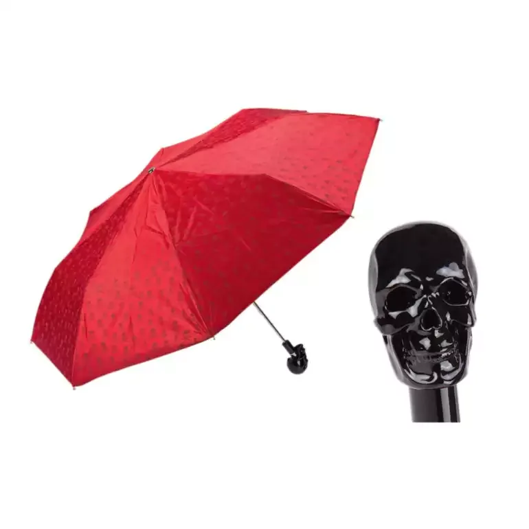Складна парасолька Enamel Skull від Pasotti