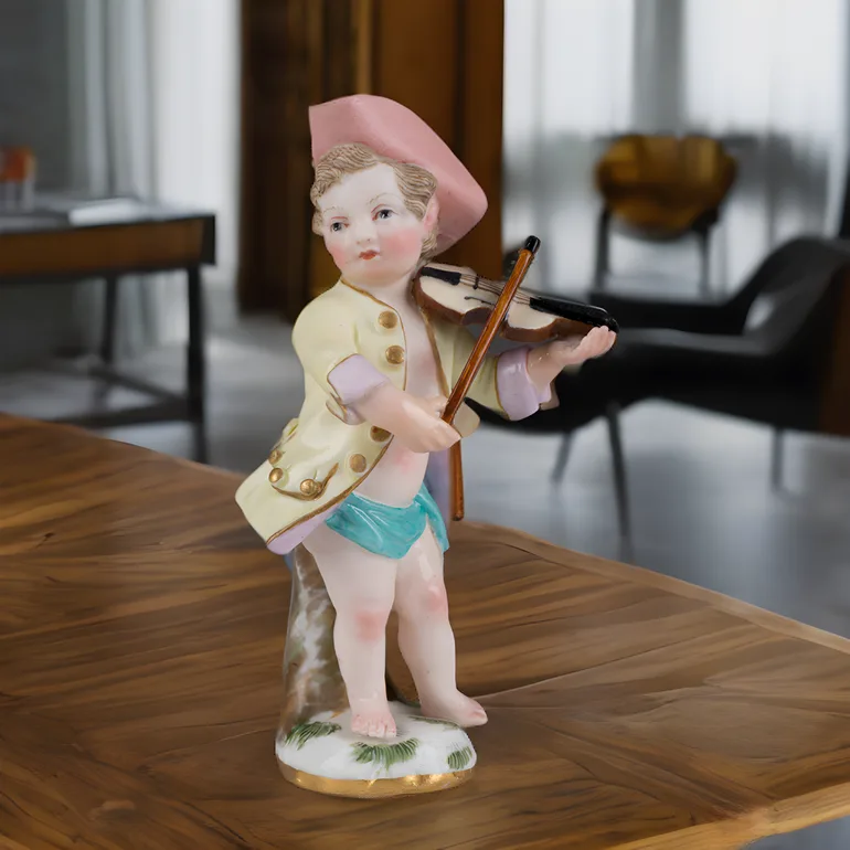 Порцелянова статуетка «Музикант» Meissen, 9,5 см, період 1860–1924