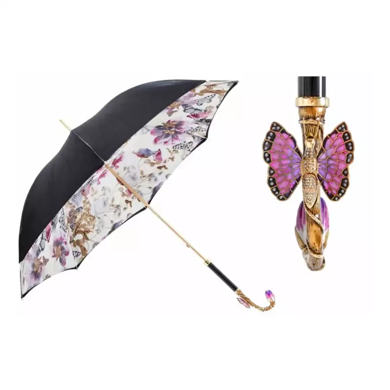 Парасолька-тростина Purple Butterfly від Pasotti