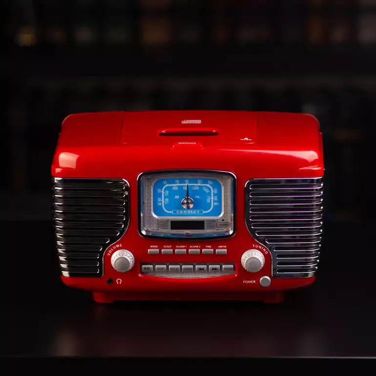 Радіоприймач червоний Corsair з Bluetooth від CROSLEY