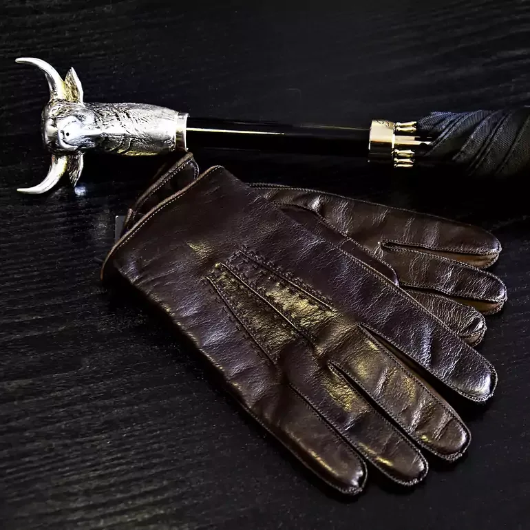 Кожаные перчатки Scabal: итальянская классика
