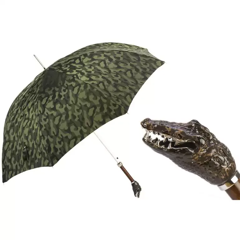 Парасолька-тростина Crocodile Handle від Pasotti