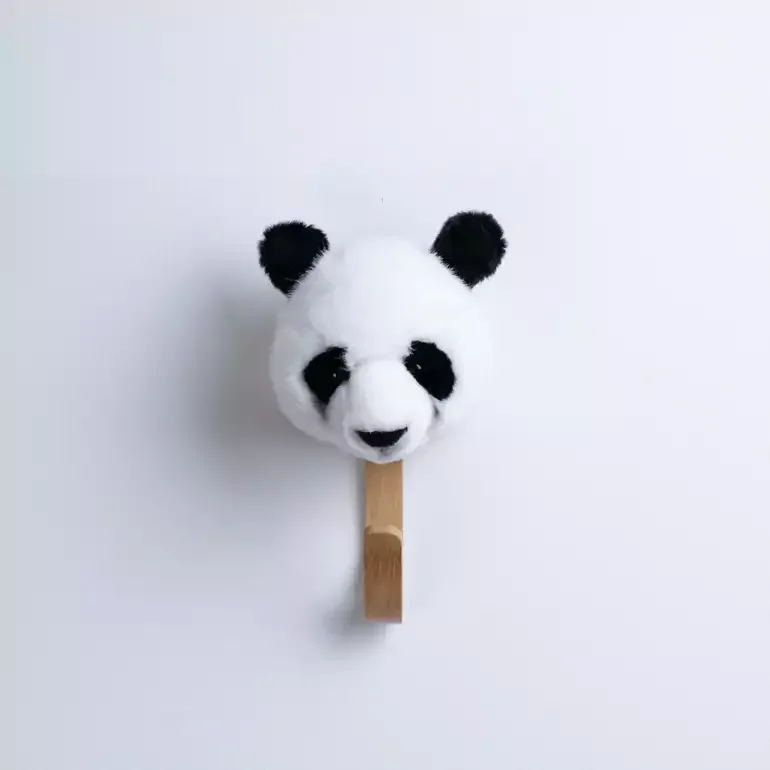 Настенная вешалка «Панда» из бамбука от бельгийского бренда Wild and Soft