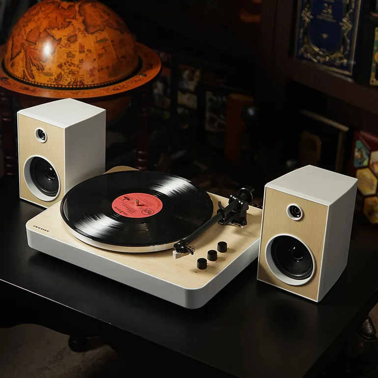 Вінілова музична система Crosley T170 Shelf System White