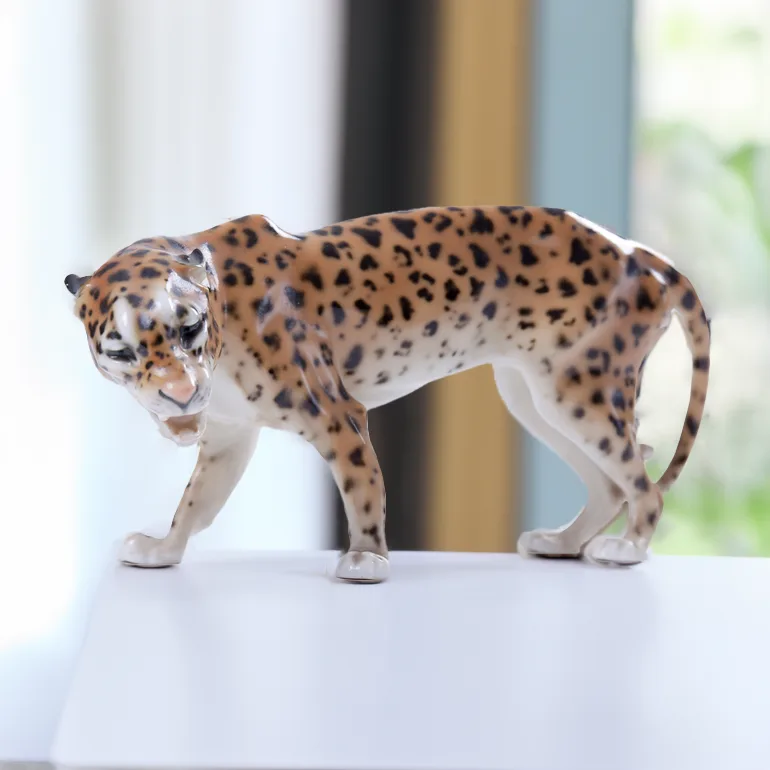 Статуэтка «Дикая кошка» (Leopard), Karl Ens, Германия, 1920-1930