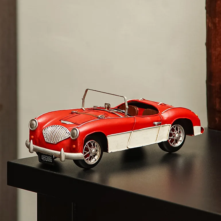 Металлическая модель Austin-Healey 100-6 в ретро-стиле