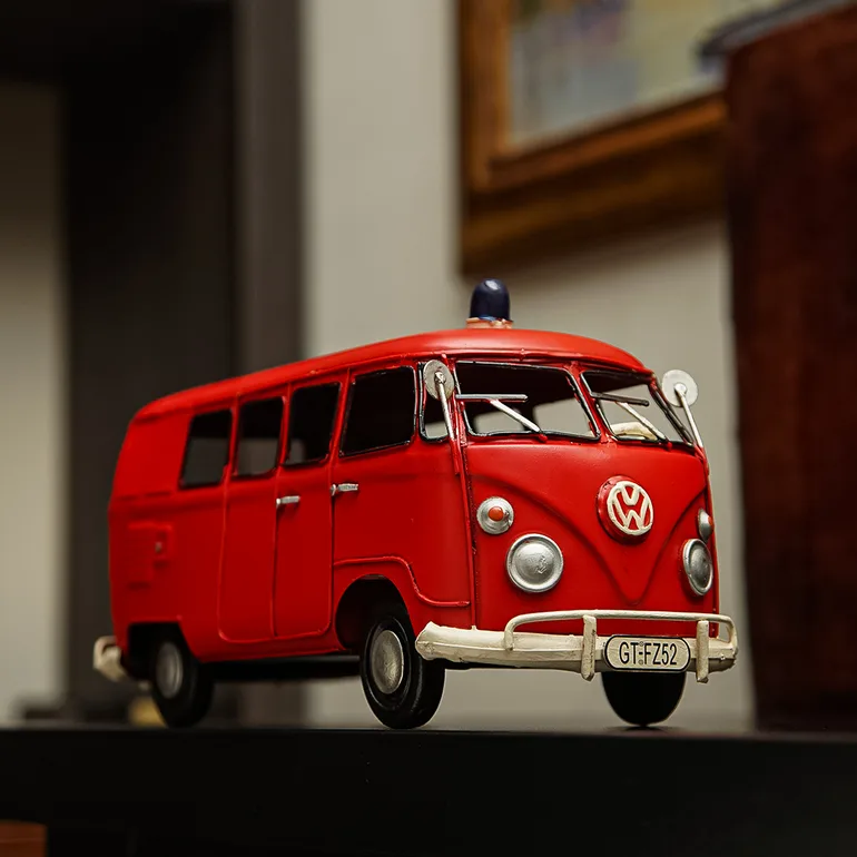 Металлическая модель VW-Bus Feuerwehr Nitsche, вторая половина XX века