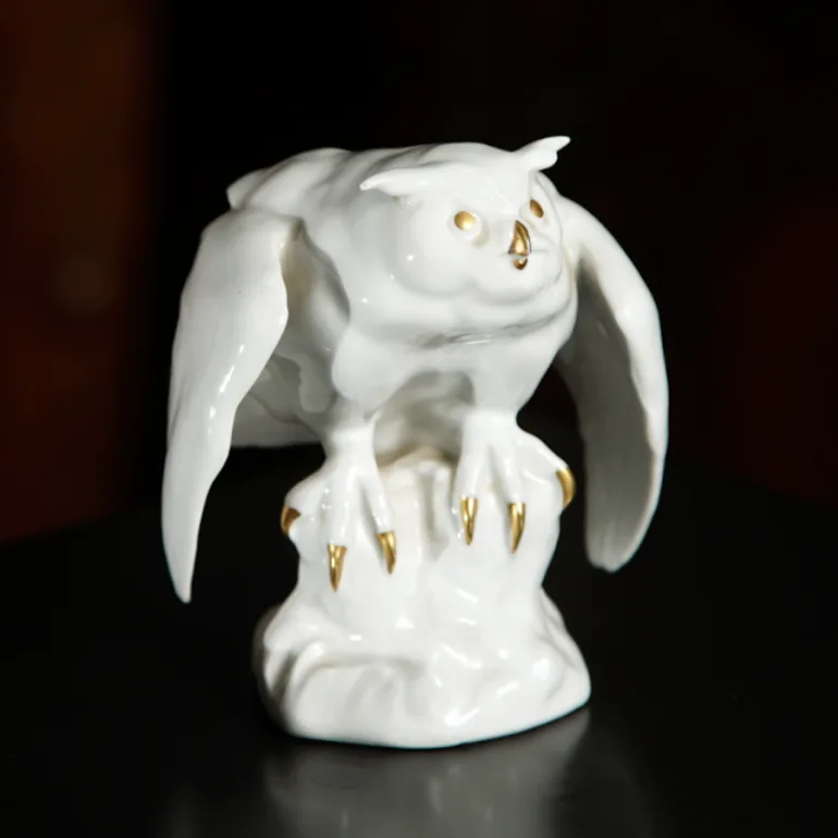 Статуетка «Філін на скелі» з порцеляни Rosenthal 1922 року