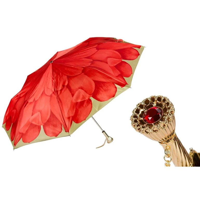 Жіноча парасолька Red Dahlia від Pasotti