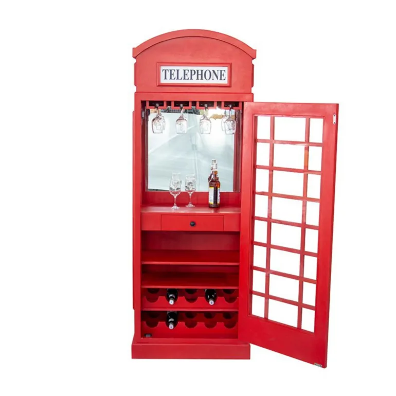 Дерев'яна винна стійка Phone booth від CASABLANCA