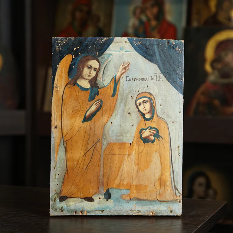 Українська народна ікона Благовіщення (кінець XIX – початок XX ст.)