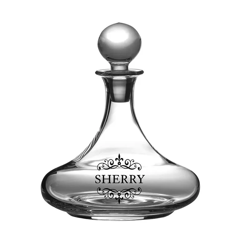 Кристальный декантер Sherry Engraved Ships от Royal Buckingham