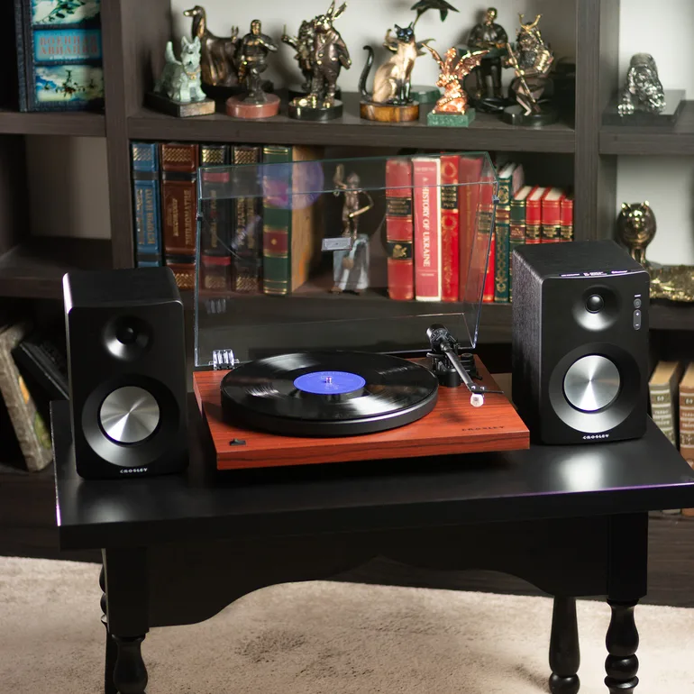 Вінілова музична система Crosley K-Series Mahogany Turntable System