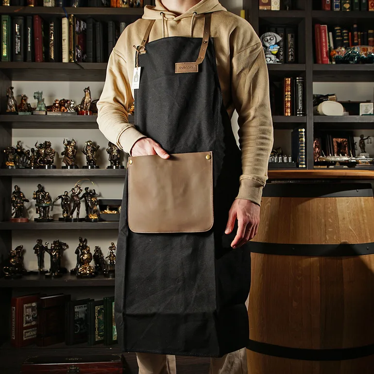 Фартух Cooklook від Eva Solo зі вставками з натуральної шкіри