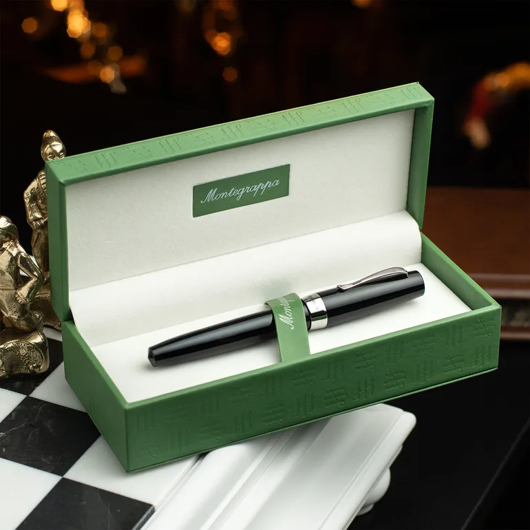 Ручка-ролер Montegrappa Business — Италия, смола и сталь