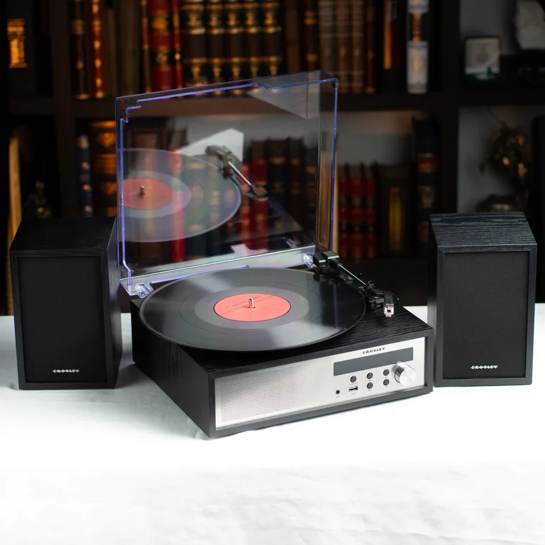 Вінілова музична система Crosley Sloane Shelf System