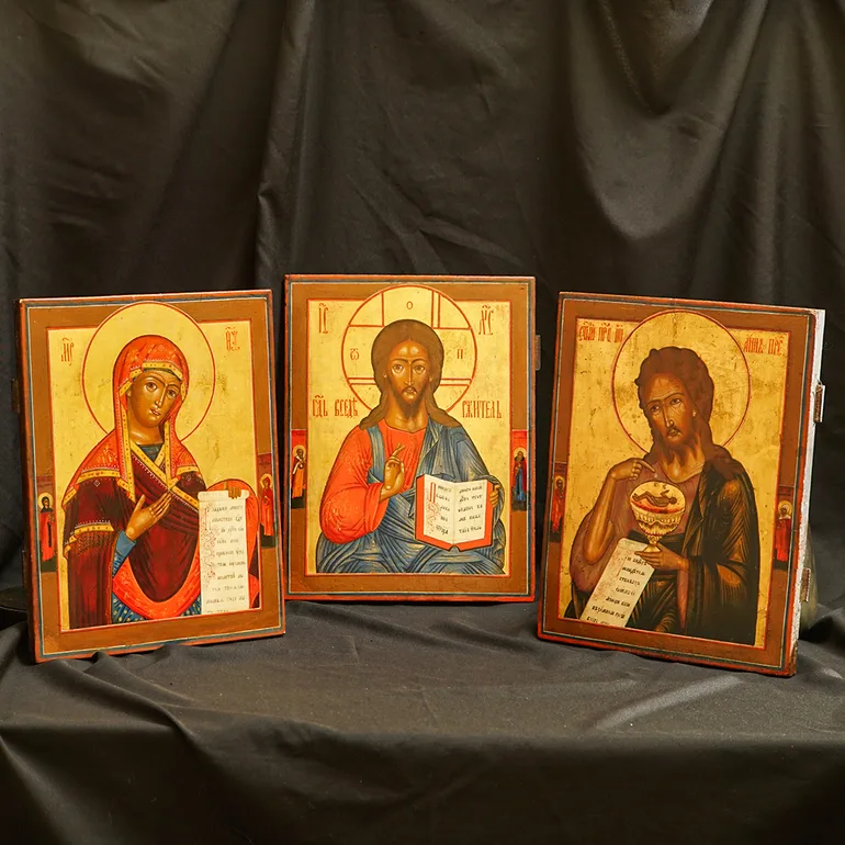 Триптих Деісус другої половини XIX століття