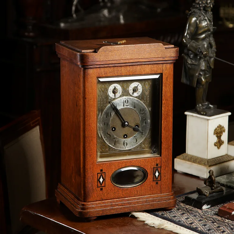 Настольные часы "August" Junghans, Германия, 1909 год