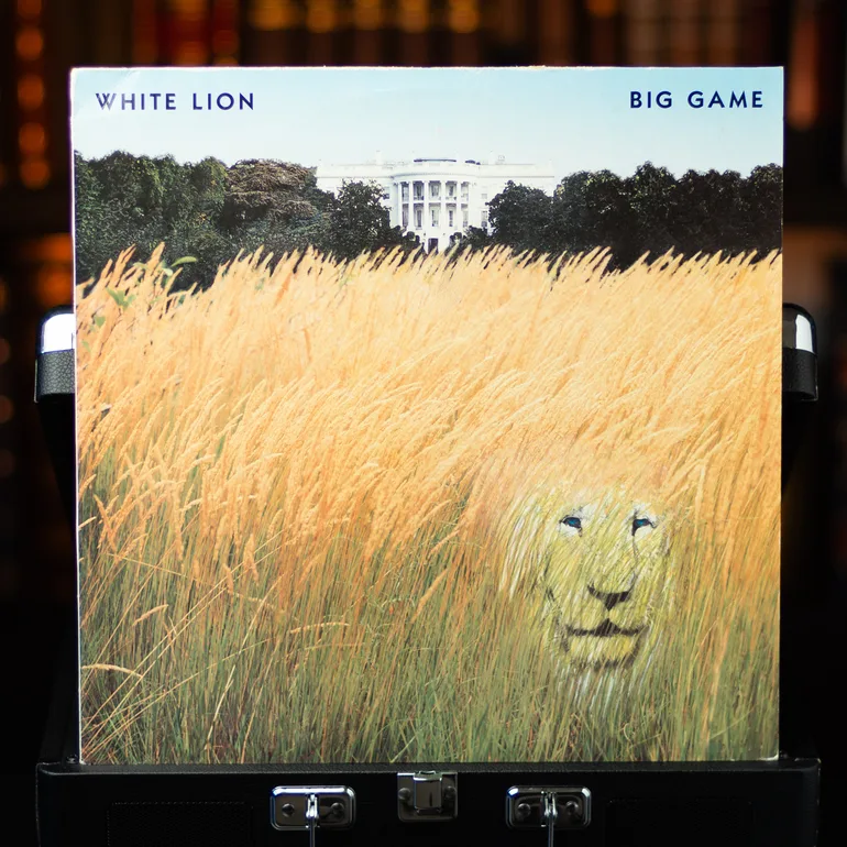 Вінтажна вінілова платівка White Lion — Big Game (1989)