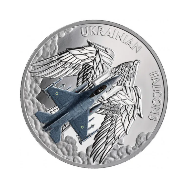 Срібна монета Ukrainian Falcons: колекційний огляд та характеристики