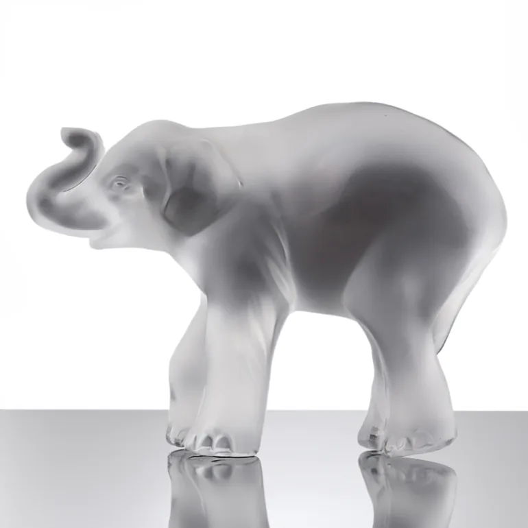 Кристальная статуэтка «Слонёнок» Lalique