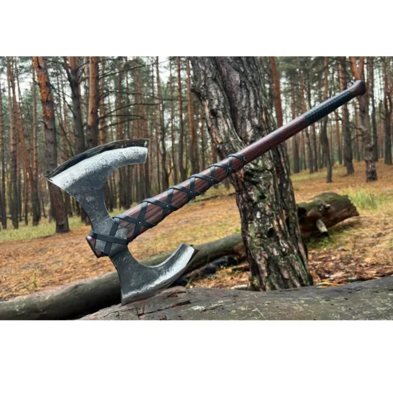 Подвійна сокира Havamal — ручна робота Topor & Molot