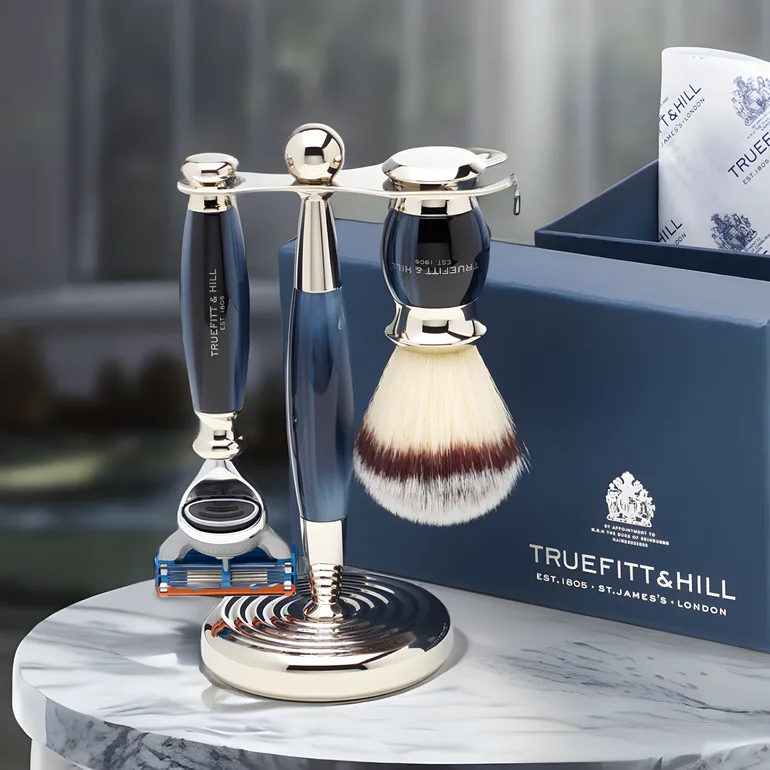 Набор для бритья Truefitt & Hill Edwardian Collection Fusion Blue Opal