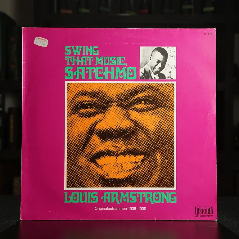 Виниловая пластинка Louis Armstrong – Swing That Music Satchmo (1970)