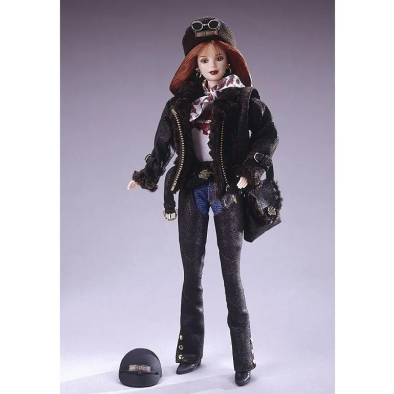 Винтажная коллекционная кукла Barbie Harley Davidson 1998 года выпуска