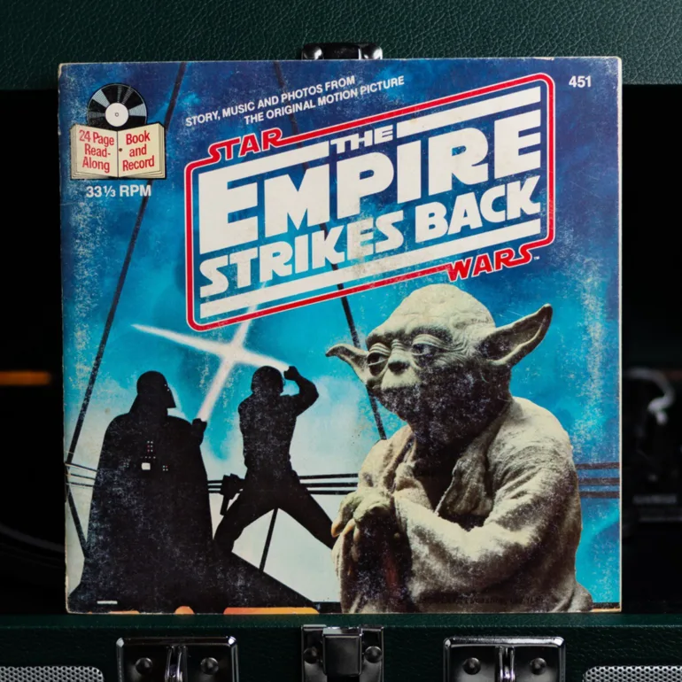 Вінтажна вінілова платівка Star Wars - The Empire Strikes Back (17,5 см), 1980
