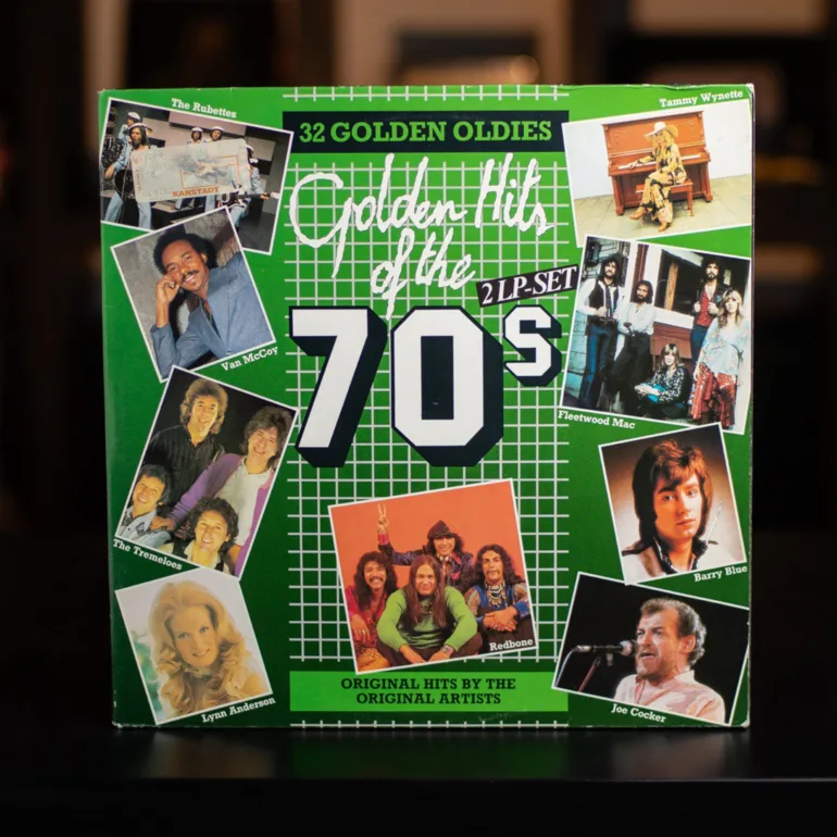 Вінтажна платівка Golden Hits Of The 70s: збірка рок- та фанк-хітів 1985 року