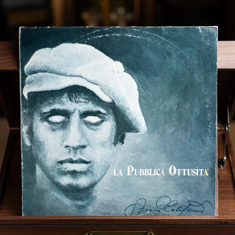 Adriano Celentano — La Pubblica Ottusità, виниловая пластинка 1987