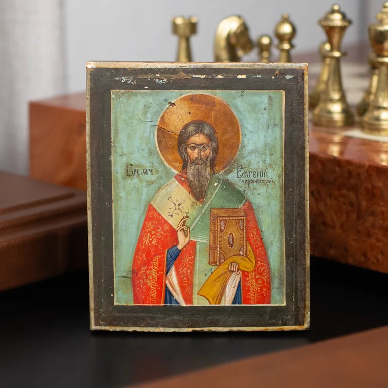 Старовинна ікона Святого Мученика Євгена Херсонеського