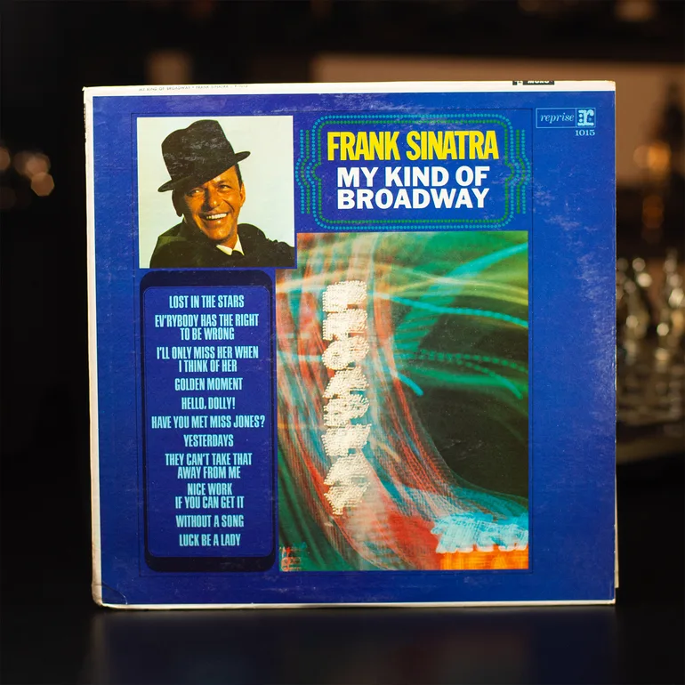 Вінтажна вінілова платівка Frank Sinatra – My Kind Of Broadway