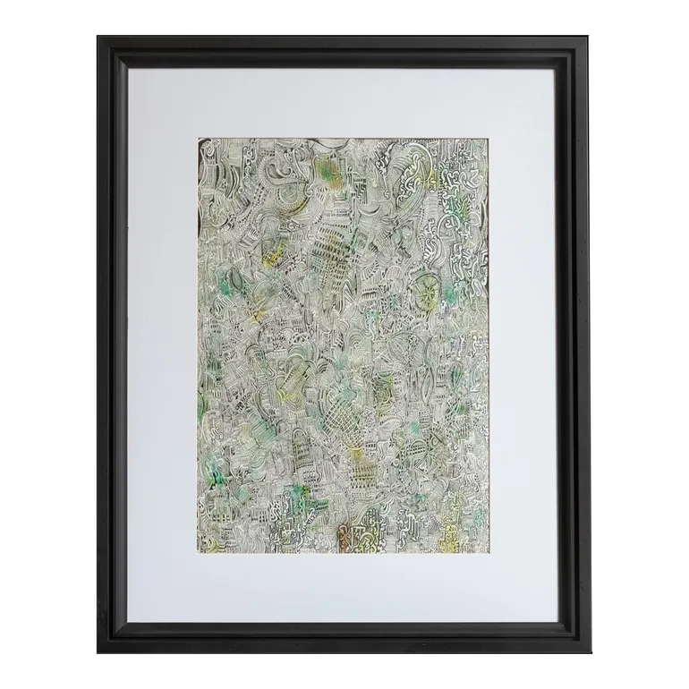 Картина «Життя» Микиты Сторожкова — графика на бумаге, 80×77 см