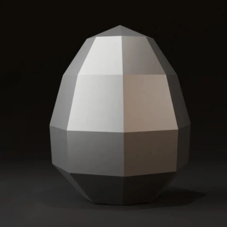Скульптура Egg — мінімалістична форма з нержавіючої сталі