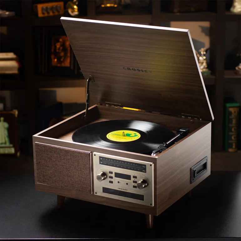 Виниловый проигрыватель Crosley Serenade 8-In-1 Walnut