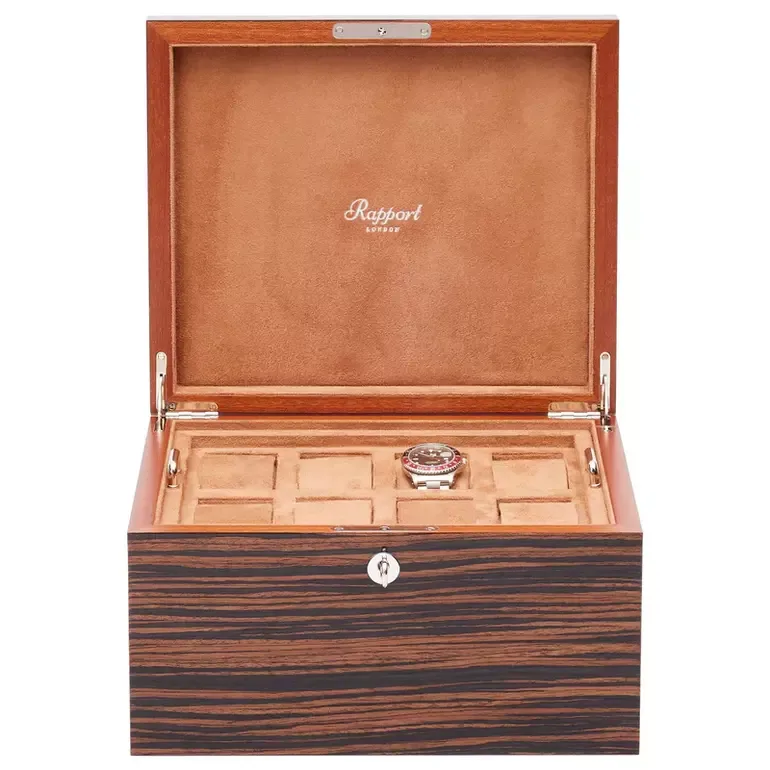 Шкатулка для часов Heritage Sixteen Macassar от Rapport