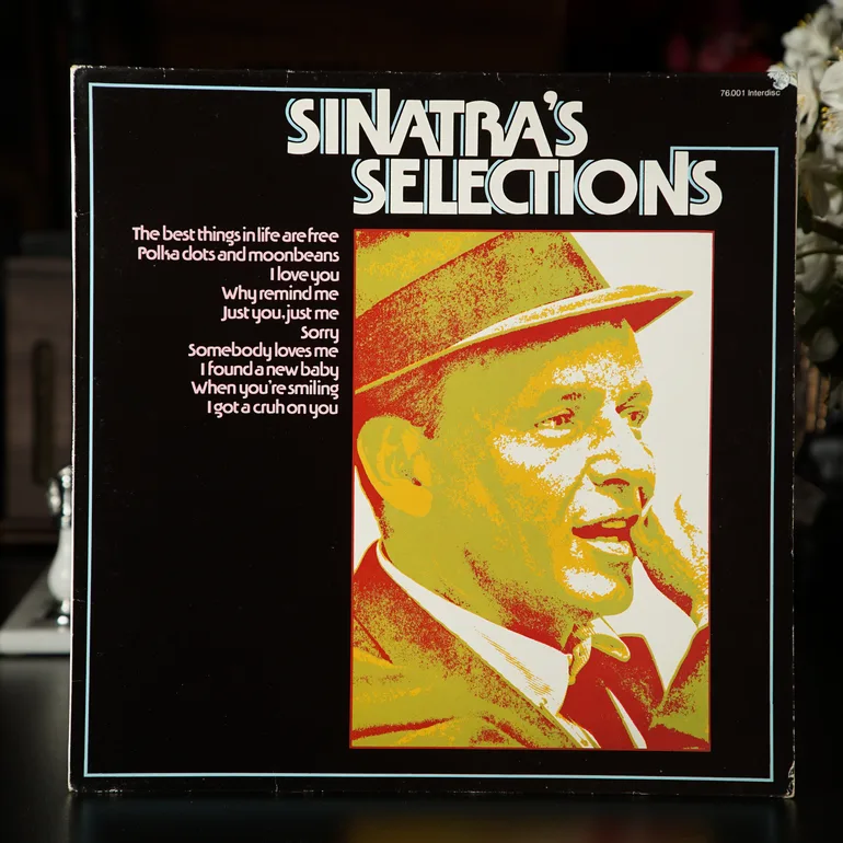 Вінтажна вінілова платівка Frank Sinatra — Sinatra's Selections